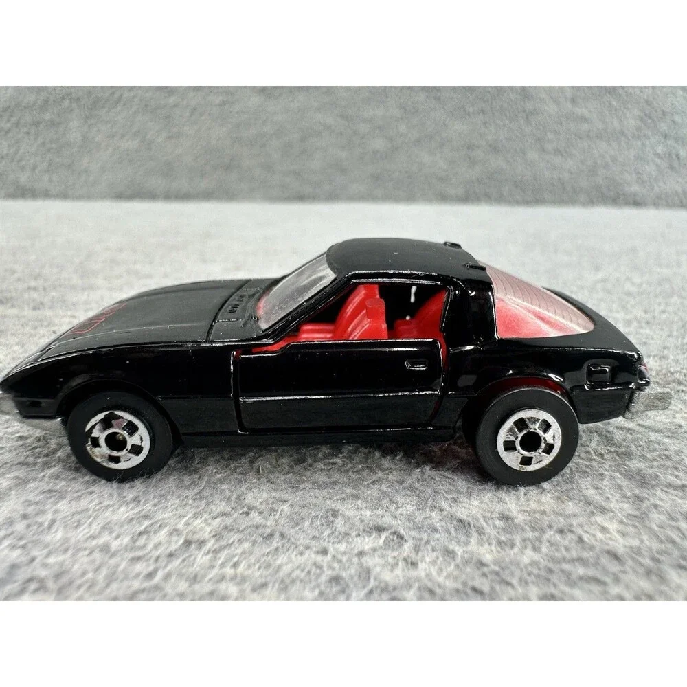 ROAD CHAMPS Die Cast #41 Mazda RX7 Black Car T5